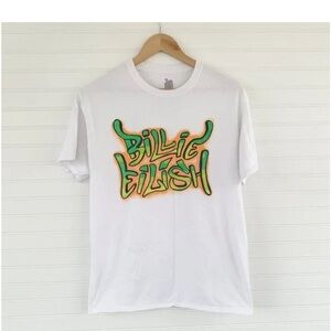 White Billie Eilish Graphic Tee